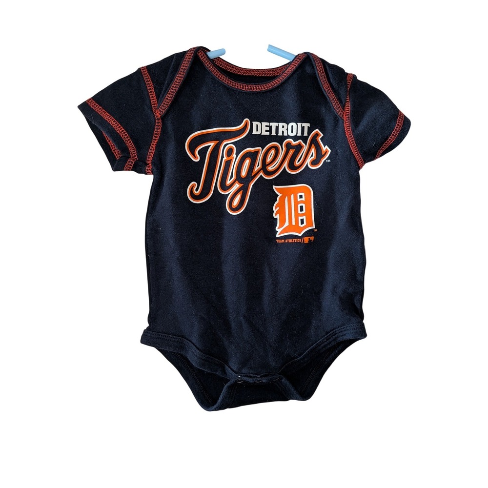 Detroit Tigers Miguel Cabrera 24 Baby Bodysuit Navy Blue MLB Team Athletics‎ 12M